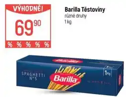 Globus Barilla Těstoviny nabídka