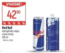 Globus Red Bull energetický nápoj nabídka