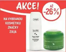 Globus Na vybranou kosmetiku značky ziaja nabídka