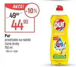 Globus Pur prostředek na nádobí nabídka
