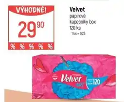 Globus Velvet papírové kapesniky box nabídka