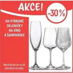 Globus Na vybrané skleničky na víno a šampaňské nabídka