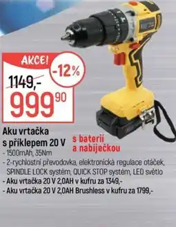 Globus Aku vrtačka s příklepem 20 V nabídka