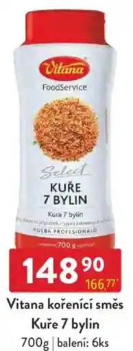 Qanto Vitana kořenící směs Kuře 7 bylin nabídka
