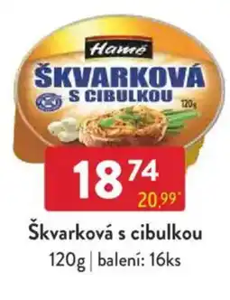 Qanto Hamé Škvarková s cibulkou nabídka