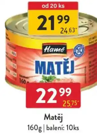 Qanto Hamé Matěj nabídka