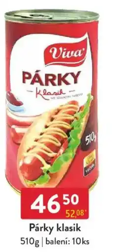 Qanto Párky klasik nabídka