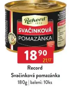 Qanto Rekord Svačinková pomazánka nabídka