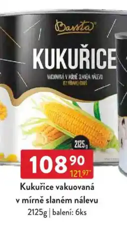Qanto Kukuřice vakuovaná v mírně slaném nálevu nabídka