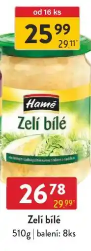 Qanto Hamé Zelí bílé nabídka