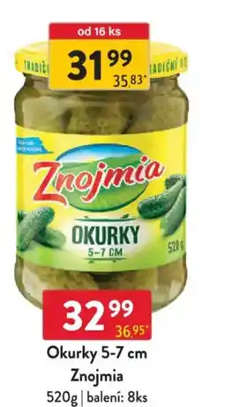Qanto Okurky 5-7 cm Znojmia nabídka