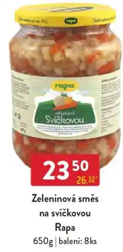 Qanto Zeleninová směs na svíčkovou Rapa nabídka
