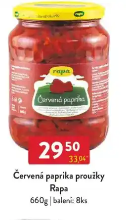 Qanto Červená paprika proužky Rapa nabídka