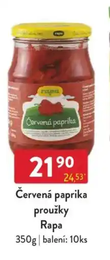 Qanto Červená paprika proužky Rapa nabídka