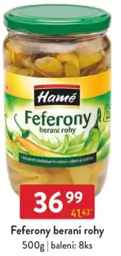 Qanto Hamé Feferony beraní rohy nabídka