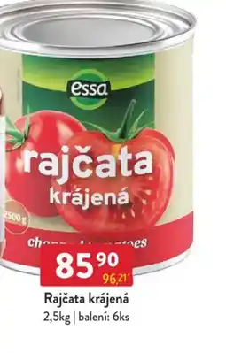Qanto Essa Rajčata krájená nabídka