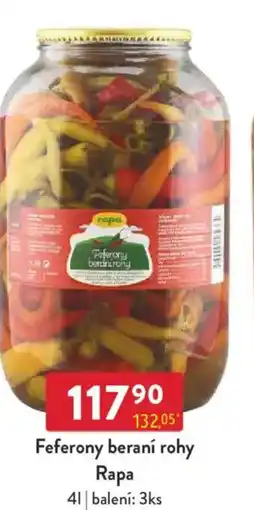 Qanto Feferony beraní rohy Rapa nabídka