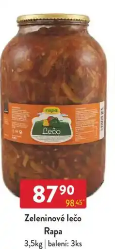 Qanto Zeleninové lečo Rapa nabídka