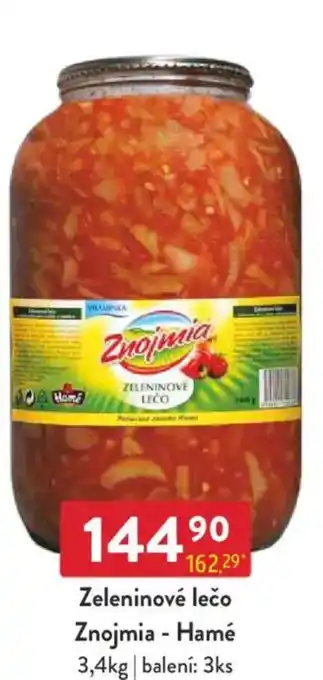 Qanto Zeleninové lečo Znojmia - Hamé nabídka