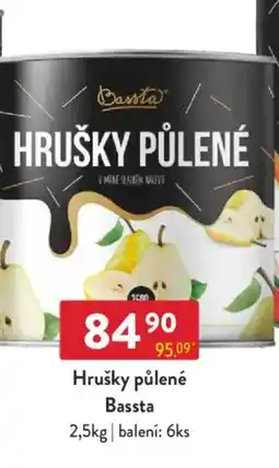 Qanto Hrušky půlené Bassta nabídka
