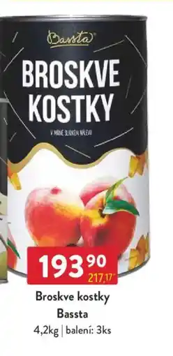 Qanto Broskve kostky Bassta nabídka