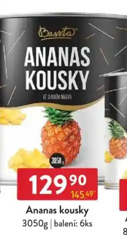 Qanto Ananas kousky nabídka