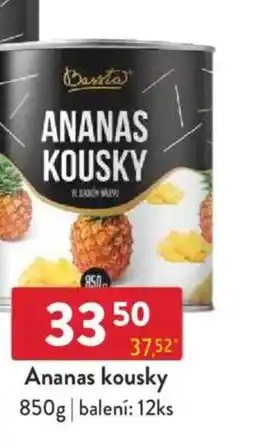 Qanto Ananas kousky nabídka