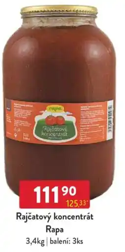 Qanto Rajčatový koncentrát Rapa nabídka