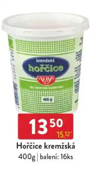 Qanto Hořčice kremžská nabídka