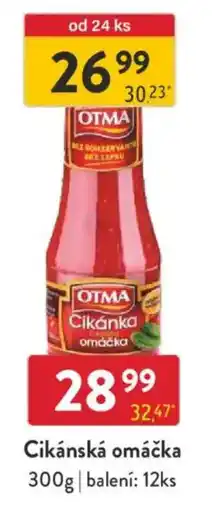 Qanto OTMA Cikánka omáčka nabídka