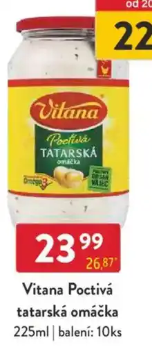 Qanto Vitana Poctivá tatarská omáčka nabídka