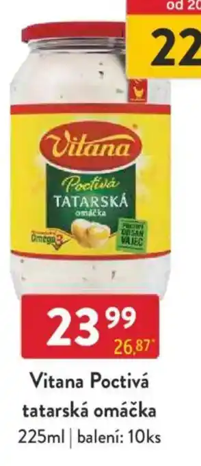 Qanto Vitana Poctivá tatarská omáčka nabídka