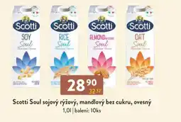 Qanto Scotti Soul sojový rýžový, mandlový bez cukru, ovesný nabídka