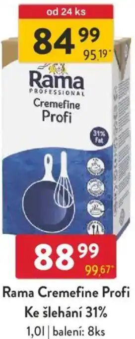 Qanto Rama Cremefine Profi Ke šlehání 31% nabídka