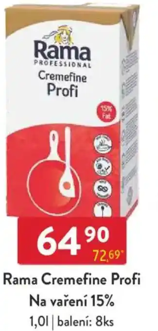 Qanto Rama Cremefine Profi Na vaření 15% nabídka