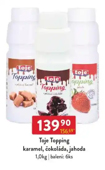 Qanto Toje Topping karamel, čokoláda, jahoda nabídka