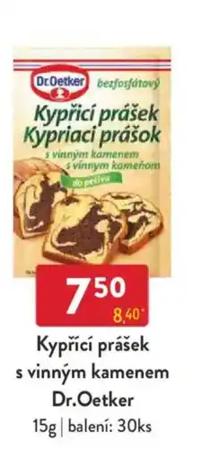 Qanto Kypřící prášek s vinným kamenem Dr.Oetker nabídka