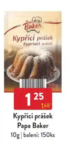 Qanto Kypřící prášek Papa Baker nabídka