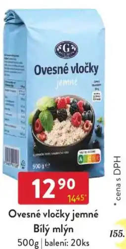 Qanto Ovesné vločky jemné Bílý mlýn nabídka