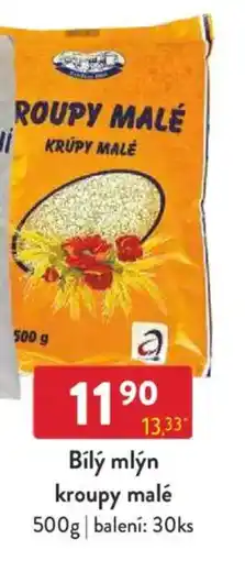 Qanto Bílý mlýn kroupy malé nabídka