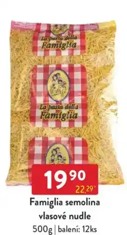 Qanto Famiglia semolina vlasové nudle nabídka