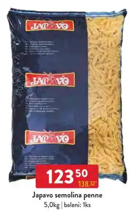 Qanto Japavo semolina penne nabídka
