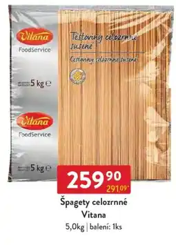 Qanto Špagety celozrnné Vitana nabídka