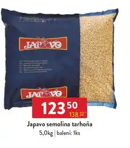 Qanto Japavo semolina tarhoňa nabídka