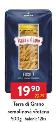 Qanto Terra di Grano semolinová vřetena nabídka