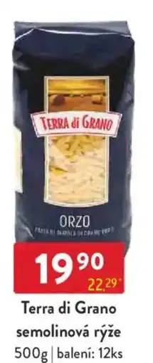 Qanto Terra di Grano semolinová rýže nabídka