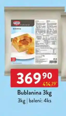 Qanto Dr.Oetker Bublanina nabídka