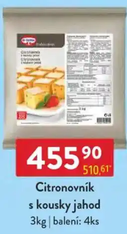 Qanto Dr.Oetker Citronovník s kousky jahod nabídka