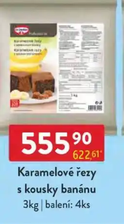 Qanto Dr.Oetker Karamelové řezy s kousky banánu nabídka