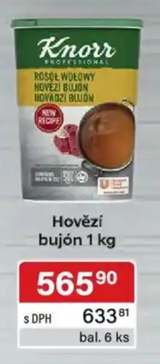 Qanto Knorr Hovězí bujón nabídka